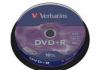 Verbatim DVD+R 4.7GB 16X matte silver/AZO cake 10